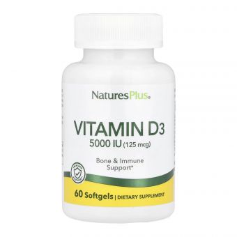 Vitamin D3 5000 IU - 60 softgels