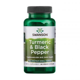 Turmeric Black Pepper - 60veg caps (Пошкоджена упаковка)