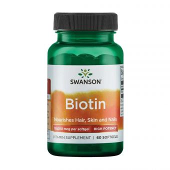 Biotin High Potency 10,000 mcg - 60sgels