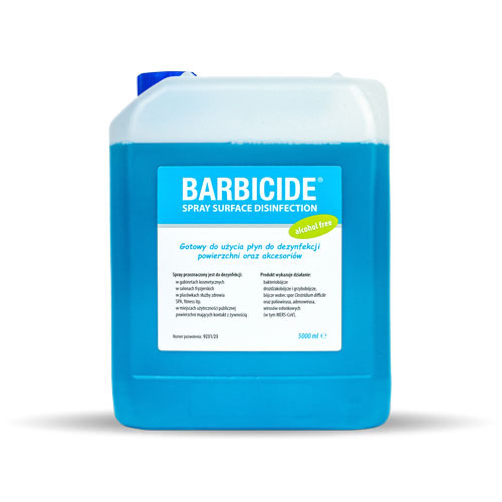 Жидкость не ароматизированая для дезинфекции поверхностей Barbicide Spray 5000мл