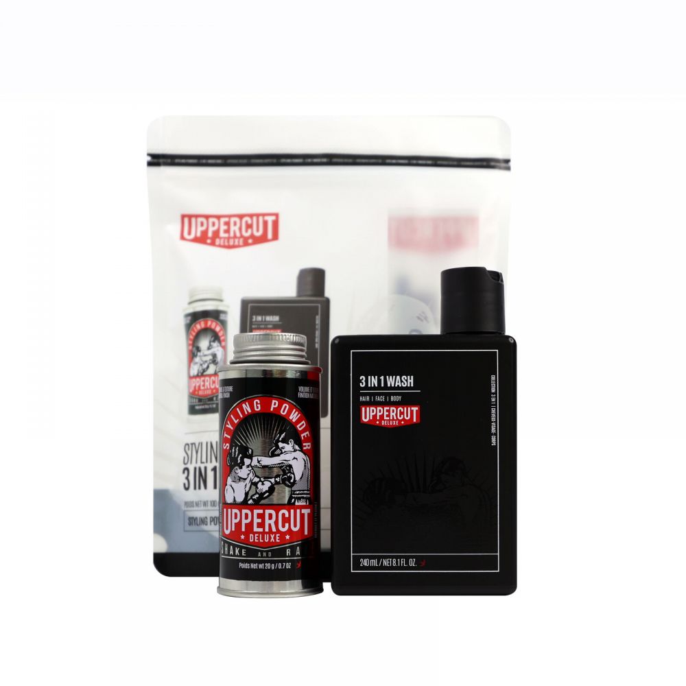 Подарочный набор Uppercut Styling & 3 in 1 Wash Duo Matte Pomade