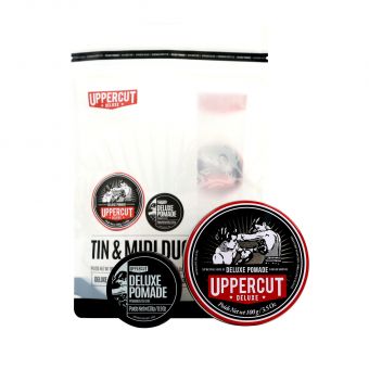 Подарунковий набір Uppercut Tin & Midi Duo Deluxe Pomade