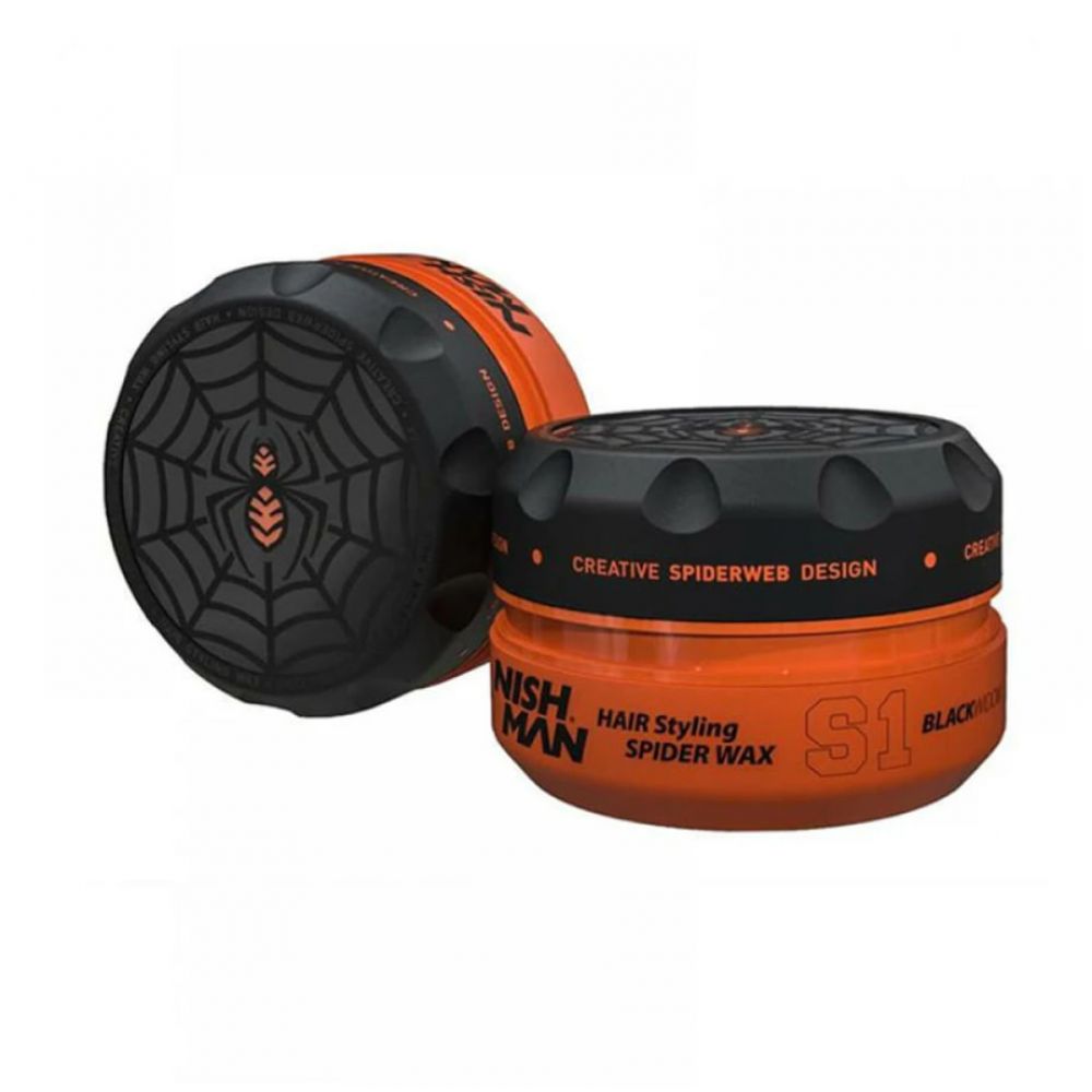 Воск-паутинка для волос Nishman Spider Wax Blackwidow S1