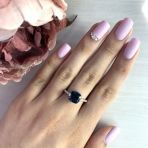 Серебряное кольцо Tiva с топазом Лондон Блю 2.692ct, вес изделия 2,15 гр (2019848) 18.5 размер