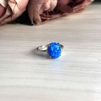 Серебряное кольцо Tiva с опалом 1.875ct, вес изделия 2,18 гр (2024132) 18 размер