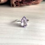 Серебряное кольцо Tiva с натуральным аметистом 3.813ct, вес изделия 2,6 гр (2024347) 17 размер