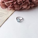 Серебряное кольцо Tiva с натуральным топазом 4.289ct, вес изделия 4,16 гр (2042457) 17 размер