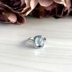 Серебряное кольцо Tiva с натуральным топазом 5.755ct, вес изделия 4,39 гр (2042600) 18.5 размер