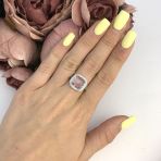 Серебряное кольцо Tiva с натуральным аметистом 3.713ct, вес изделия 3,91 гр (2089728) 18.5 размер