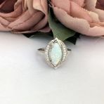 Серебряное кольцо Tiva с опалом 0.635ct, вес изделия 3,89 гр (2097112) 19 размер