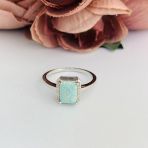 Серебряное кольцо Tiva с опалом 0.617ct, вес изделия 2,49 гр (2097303) 18 размер