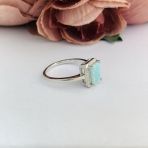 Серебряное кольцо Tiva с опалом 0.617ct, вес изделия 2,49 гр (2097303) 18 размер