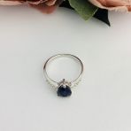 Серебряное кольцо Tiva с натуральным сапфиром 2.358ct, вес изделия 2,57 гр (2098102) 18 размер