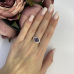 Серебряное кольцо Tiva с александритом 2.64ct, вес изделия 3,26 гр (2107811) 18.5 размер