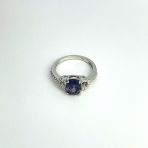 Серебряное кольцо Tiva с александритом 2.711ct, вес изделия 2,99 гр (2107842) 17.5 размер