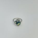 Серебряное кольцо Tiva с мистик топазом 2.535ct, вес изделия 3,28 гр (2122067) 18 размер