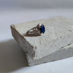 Серебряное кольцо Tiva с опалом 1.003ct, вес изделия 3,78 гр (2125501) 17.5 размер