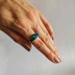 Серебряное кольцо Tiva с опалом 1.446ct, вес изделия 2,9 гр (2125525) 19 размер