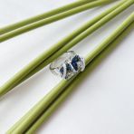 Серебряное кольцо Tiva с мистик топазом 10.899ct, вес изделия 5,78 гр (2150770) 18.5 размер