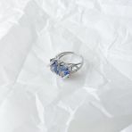 Серебряное кольцо Tiva с мистик топазом 10.899ct, вес изделия 5,78 гр (2150770) 18.5 размер