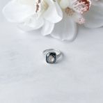 Серебряное кольцо Tiva с мистик топазом 8.181ct, вес изделия 4,85 гр (2151227) 18.5 размер