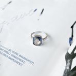 Серебряное кольцо Tiva с мистик топазом 8.181ct, вес изделия 4,85 гр (2151227) 18.5 размер