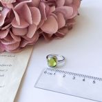 Серебряное кольцо Tiva с хризолітом 6.11ct, вес изделия 4,14 гр (2157557) 17 размер