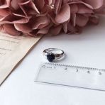 Серебряное кольцо Tiva с натуральным сапфиром 2.238ct, вес изделия 3,52 гр (2157779) 17 размер