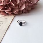 Серебряное кольцо Tiva с натуральным сапфиром 3.203ct, вес изделия 3,4 гр (2157861) 17.5 размер