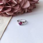 Серебряное кольцо Tiva с натуральным рубином 2.733ct, вес изделия 3,8 гр (2157878) 17.5 размер