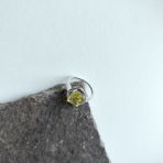 Серебряное кольцо Tiva с Натуральным зеленим кварцем 2.995ct, вес изделия 3,45 гр (2162049) 18.5 размер