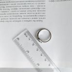 Серебряное кольцо Tiva с натуральным изумрудом 0.488ct, вес изделия 2,84 гр (2163626) 17.5 размер