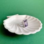 Серебряное кольцо Tiva с натуральным аметистом 14.208ct, вес изделия 7,79 гр (2163664) 18.5 размер