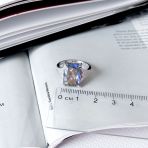 Серебряное кольцо Tiva с мистик топазом 12.237ct, вес изделия 6,01 гр (2163824) 17.5 размер