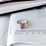 Серебряное кольцо Tiva с Султанит султанитом 4.122ct, вес изделия 3,79 гр (2163848) 18.5 размер