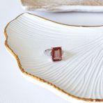 Серебряное кольцо Tiva с Султанит султанитом 7.651ct, вес изделия 5,29 гр (2163862) 18.5 размер