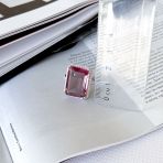 Серебряное кольцо Tiva с Султанит султанитом 15.32ct, вес изделия 7,23 гр (2163886) 17.5 размер