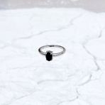 Серебряное кольцо Tiva с натуральным сапфиром 1.025ct, вес изделия 2,54 гр (2164920) 17.5 размер