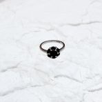 Серебряное кольцо Tiva с натуральным сапфиром 1.71ct, вес изделия 2,76 гр (2164951) 17 размер