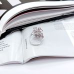 Серебряное кольцо Tiva с натуральным рубином 5.125ct, вес изделия 5,91 гр (2165477) 17 размер