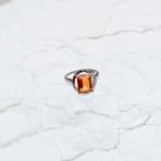 Серебряное кольцо Tiva с Натуральным золотим кварцем 3.388ct, вес изделия 3,92 гр (2165842) 17.5 размер