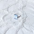 Серебряное кольцо Tiva с натуральным топазом 9.91ct, вес изделия 6,16 гр (2165972) 18.5 размер