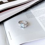 Серебряное кольцо Tiva с натуральным топазом 4.463ct, вес изделия 4,01 гр (2167860) 18.5 размер