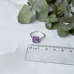 Серебряное кольцо Tiva с александритом 3.602ct, вес изделия 2,57 гр (1825518) 18 размер