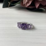 Серебряное кольцо Tiva с александритом 5.188ct, вес изделия 3,34 гр (1940433) 17.5 размер