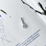 Серебряная подвеска Tiva с топазом 2.46ct (1143599)