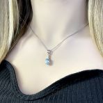 Серебряная подвеска Tiva с топазом 1.833ct (2095651)