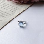 Серебряное кольцо Tiva с натуральным топазом 4.675ct, вес изделия 2,72 гр (2049425) 17 размер