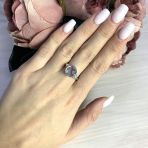 Серебряное кольцо Tiva с натуральным топазом 4.29ct, вес изделия 3,31 гр (2049760) 17.5 размер