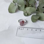 Серебряное кольцо Tiva с Султанит султанитом 6.478ct, вес изделия 4,12 гр (2076100) 17.5 размер